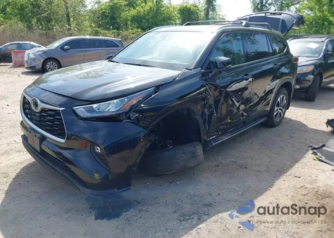 2020 Toyota Highlander Xle from USA, damaged, VIN 5TDGZRBH0LS037336